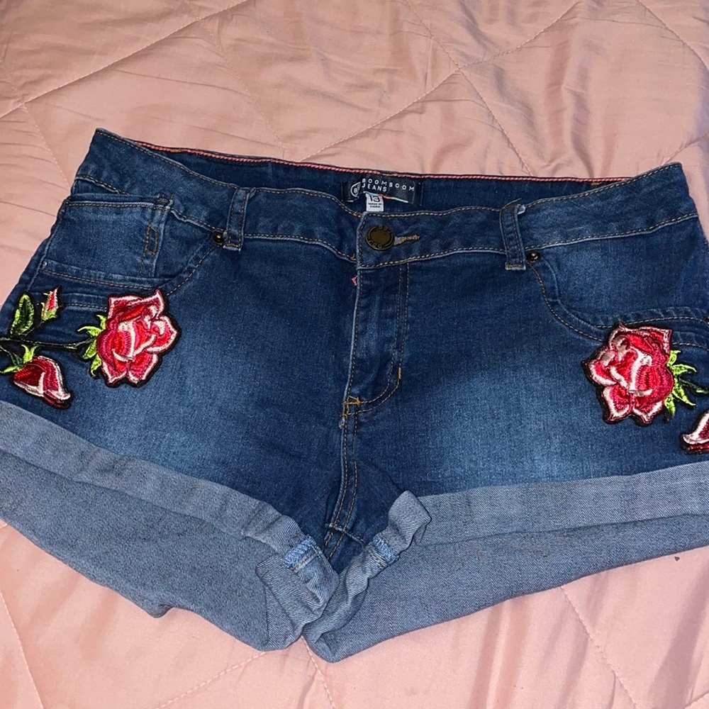 BoomBoom Jeans Rose Denim Shorts